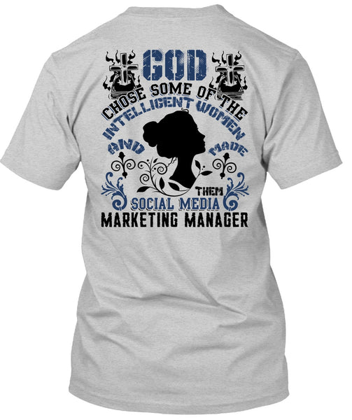 Social Media Marketing Manager T Shirt, I Love Manager T Shirt