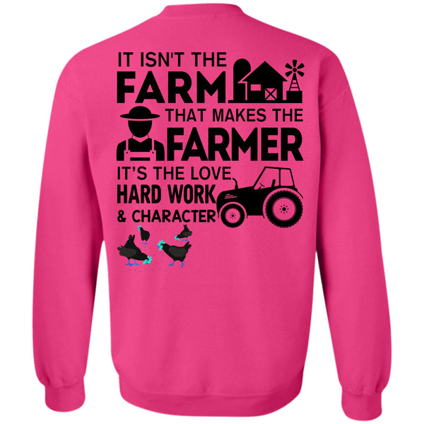 Being A Farmer T Shirt, It Isn't The Farm That Makes The Farmer Sweatshirt