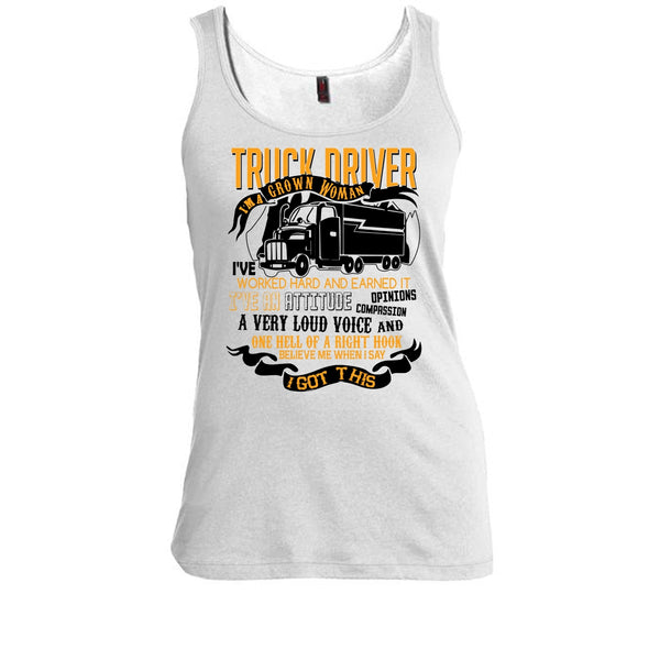 Trucker Driver T Shirt, Coolest Truck Driver Tank Top
