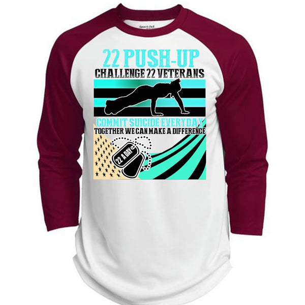 Challenge 22 Veterans Commit T Shirt, I Love Veteran T Shirt, Awesome T-Shirts  (Polyester Game Baseball Jersey)