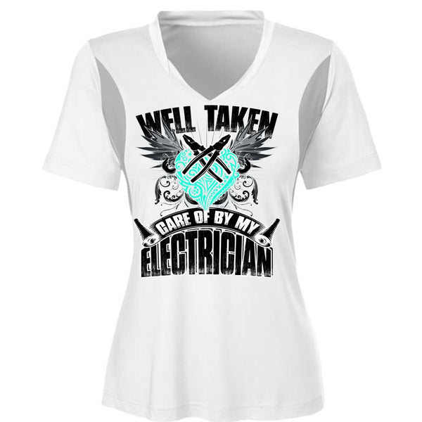 Care Of By My Electrician T Shirt, I Love Electrician T Shirt, Awesome T-Shirts