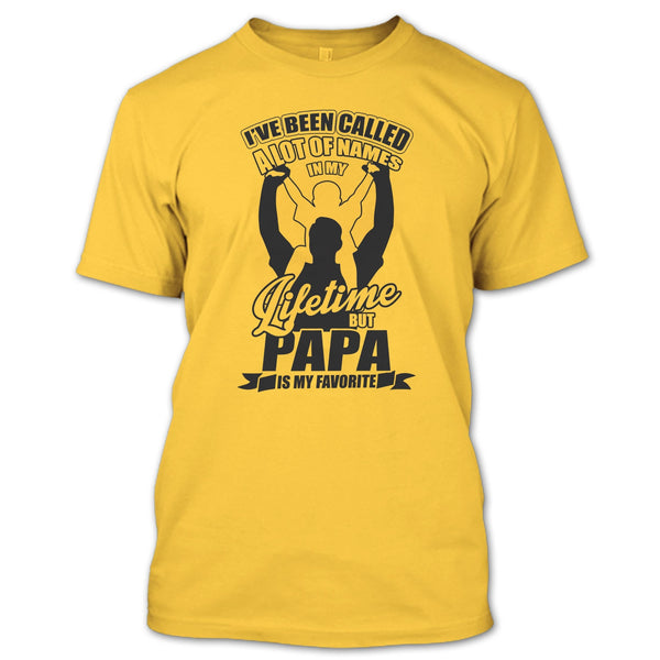 Papa Is My Favorite Name T Shirt, Father's Day Gift T Shirt
