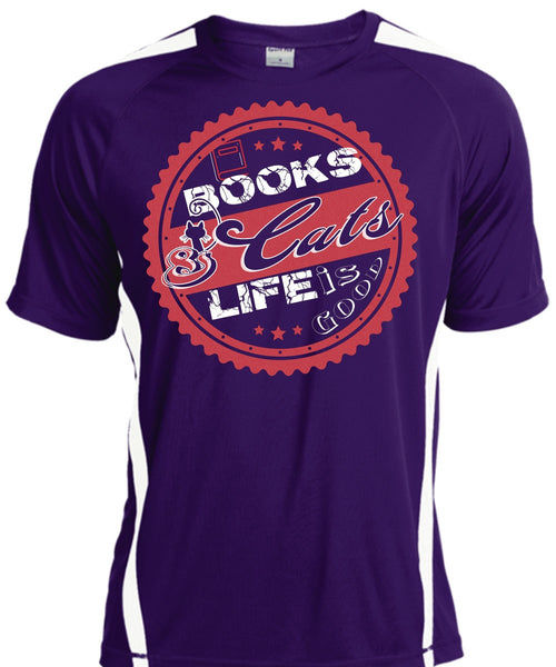 Book Cats Life Is Good T Shirt, My Life T Shirt, I Love Cats T Shirt