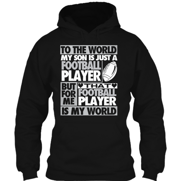 A black t-shirt with the shopify logo