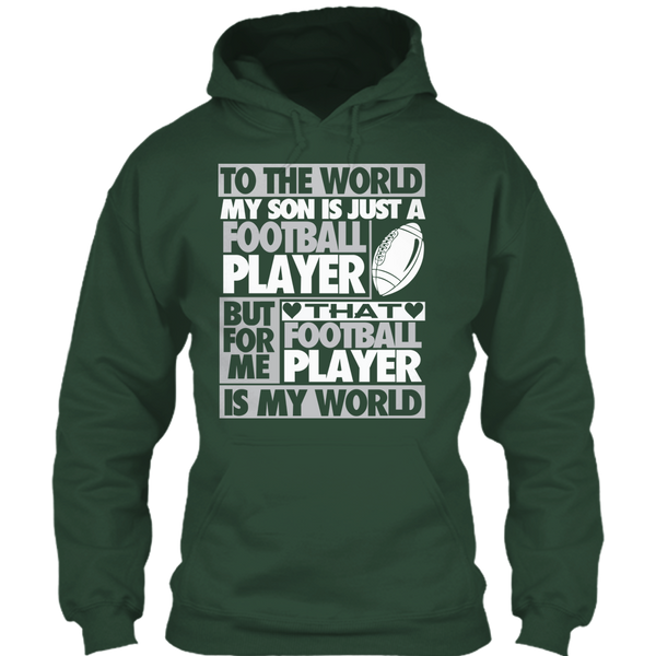 A black t-shirt with the shopify logo