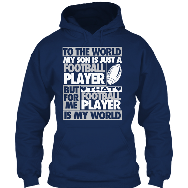 A black t-shirt with the shopify logo