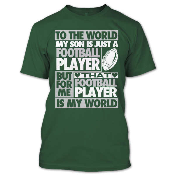 A black t-shirt with the shopify logo