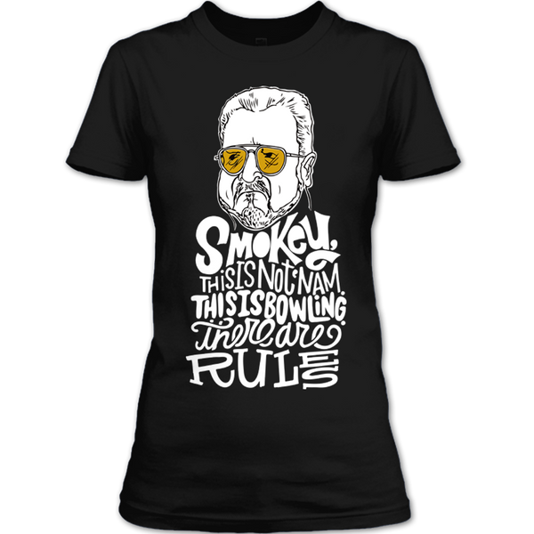 A black t-shirt with the shopify logo