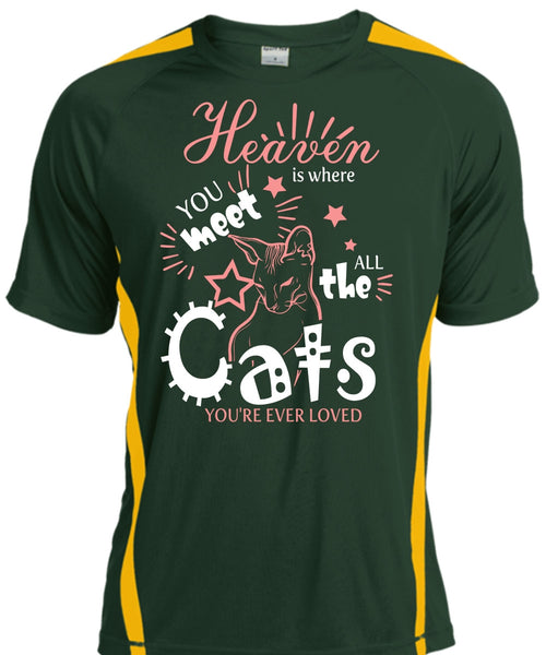 Heaven Is Where You Meet All The Cats T Shirt, You're Ever Loved T Shirt, Cool Shirt