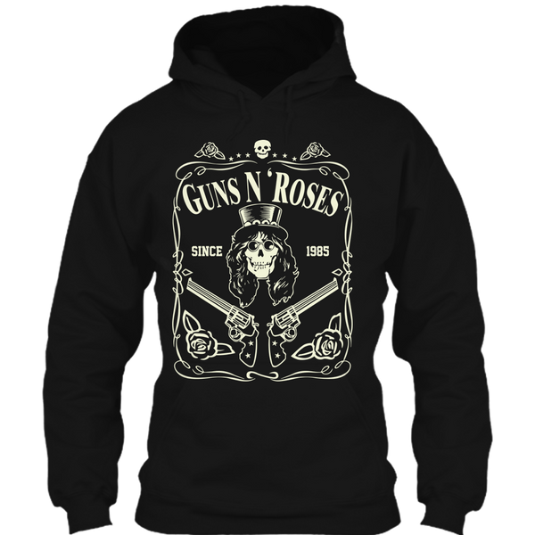 A black t-shirt with the shopify logo