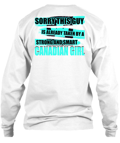 Strong And Smart Canadian Girl T Shirt, I Love Lady T Shirt