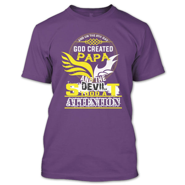 A black t-shirt with the shopify logo