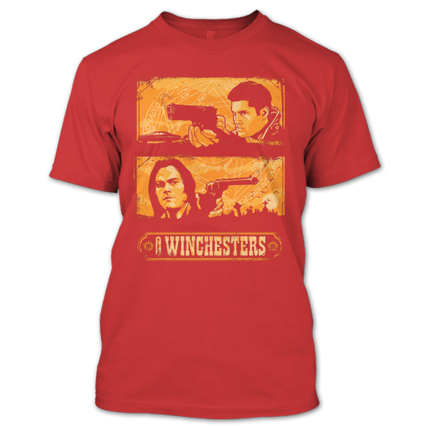 A black t-shirt with the shopify logo