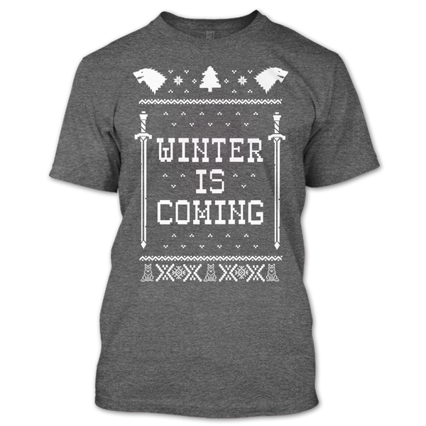 A black t-shirt with the shopify logo