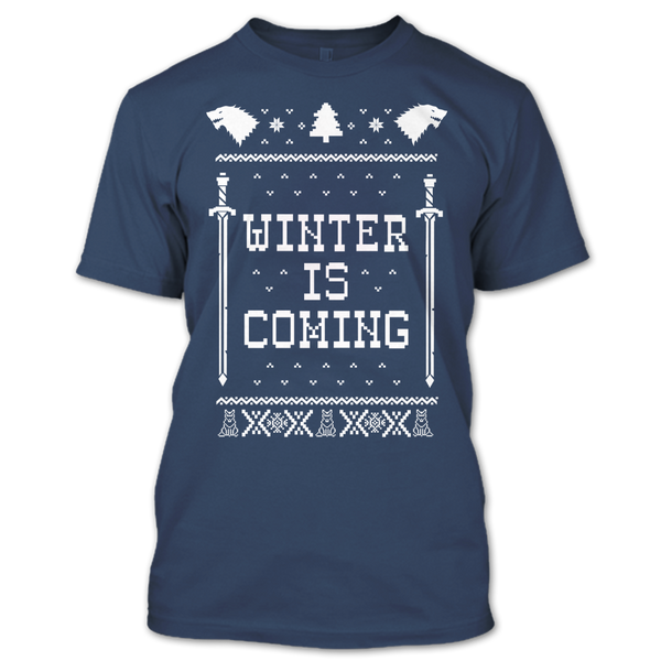 A black t-shirt with the shopify logo