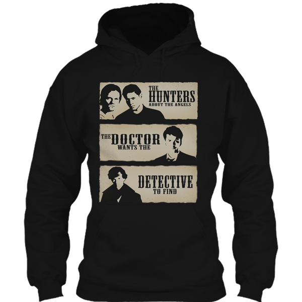 A black t-shirt with the shopify logo