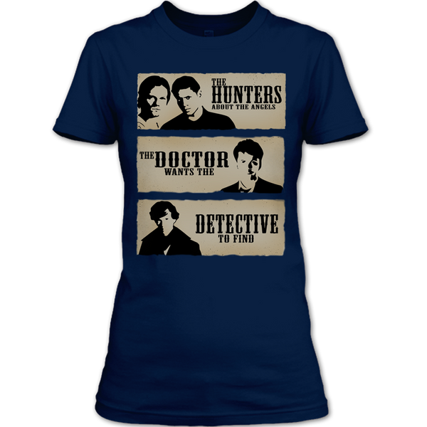 A black t-shirt with the shopify logo