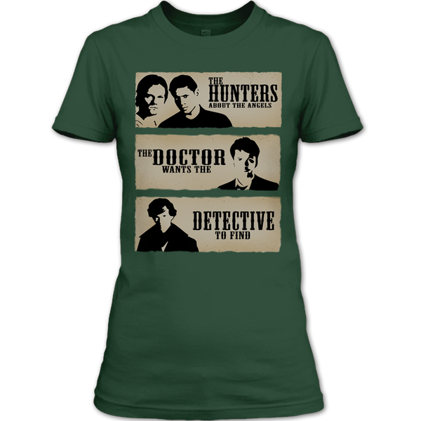 A black t-shirt with the shopify logo