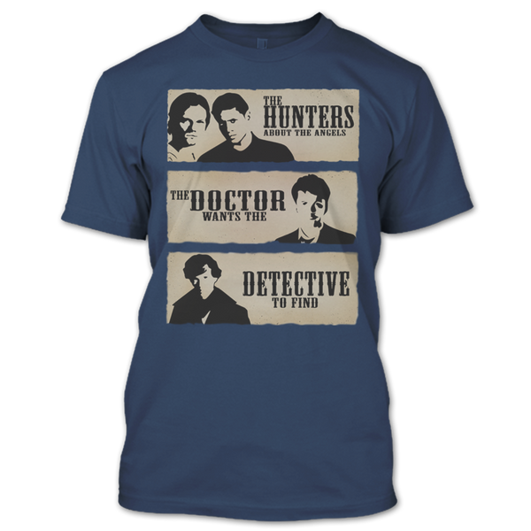 A black t-shirt with the shopify logo