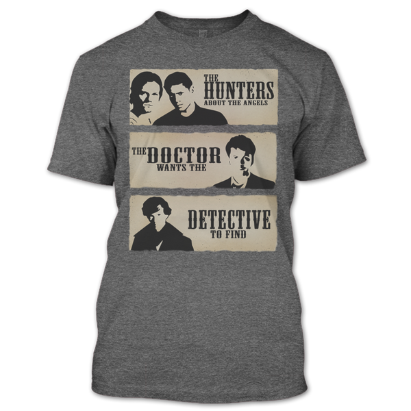 A black t-shirt with the shopify logo