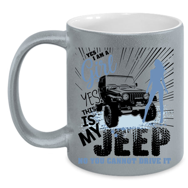 This Is My Jeep Coffee Mug, I Am A Girl Accent Mug