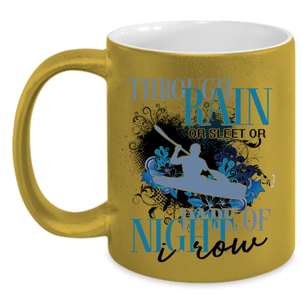 Cool Sport Coffee Mug, Dark Of Night I Row Accent Mug