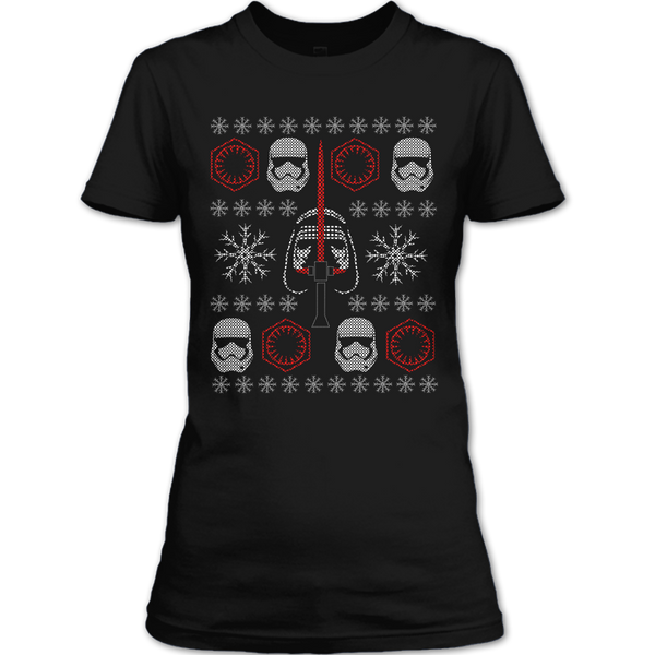 A black t-shirt with the shopify logo