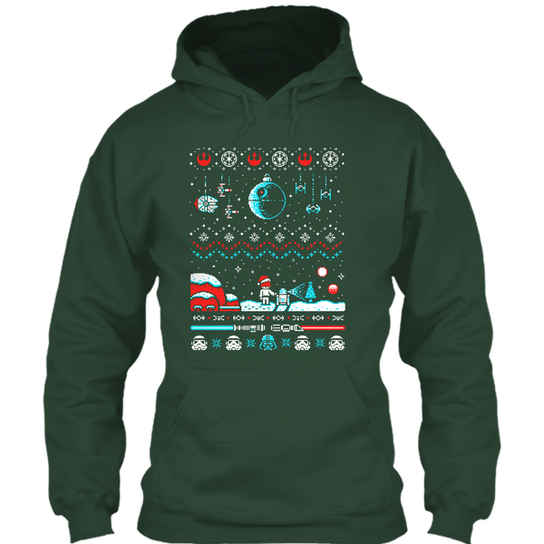 A black t-shirt with the shopify logo