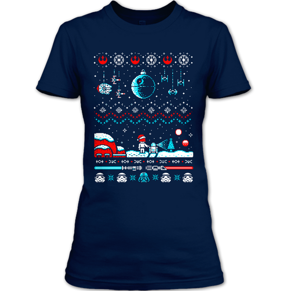 A black t-shirt with the shopify logo