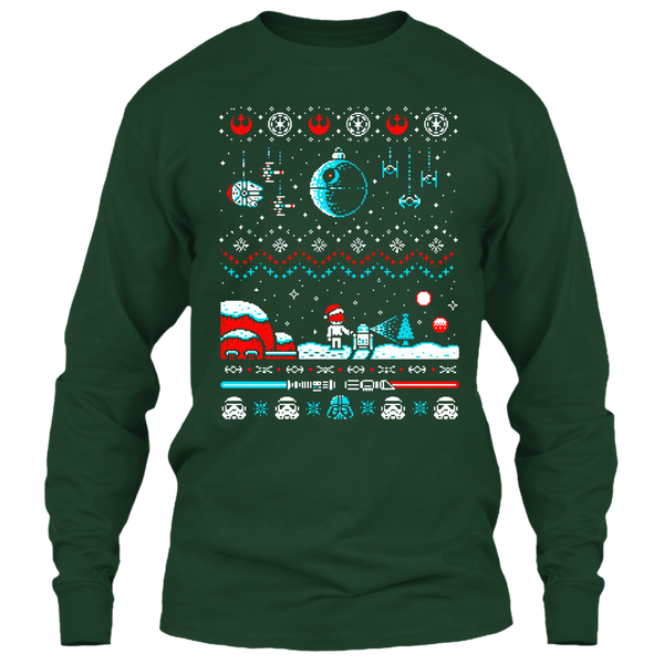 A black t-shirt with the shopify logo