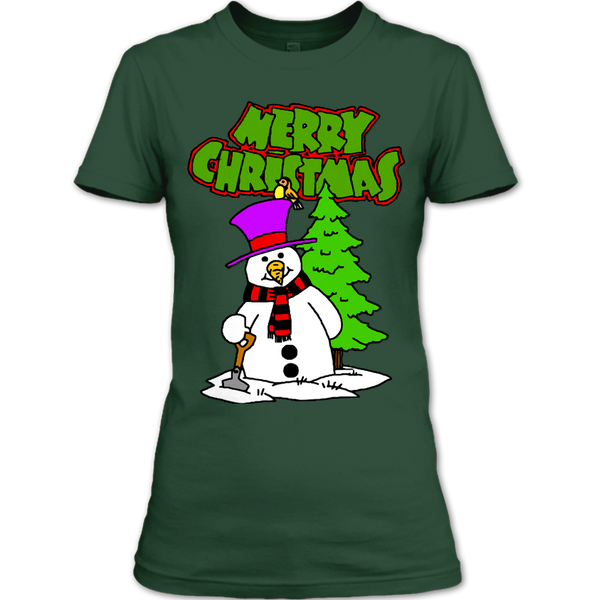 A black t-shirt with the shopify logo