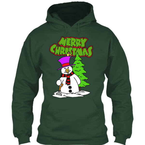 A black t-shirt with the shopify logo