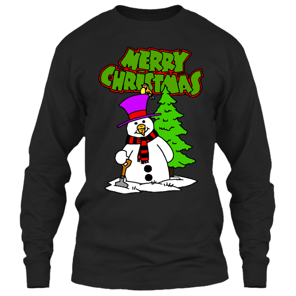 A black t-shirt with the shopify logo