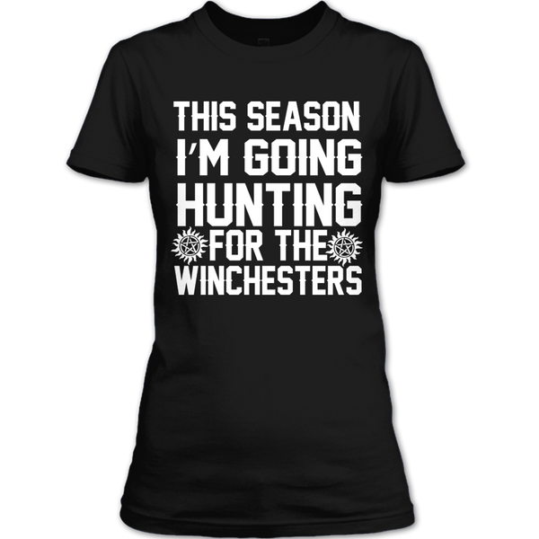 A black t-shirt with the shopify logo