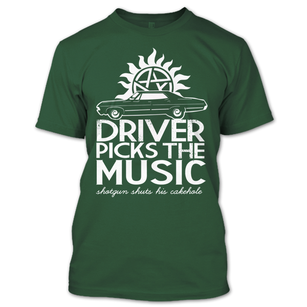 A black t-shirt with the shopify logo