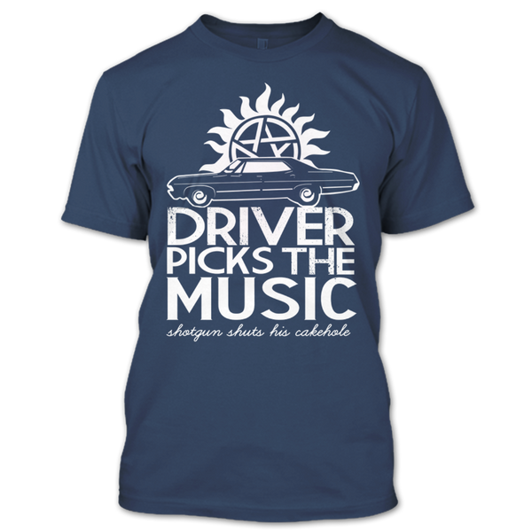 A black t-shirt with the shopify logo