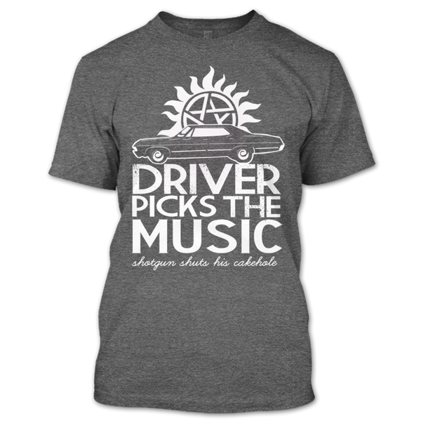 A black t-shirt with the shopify logo