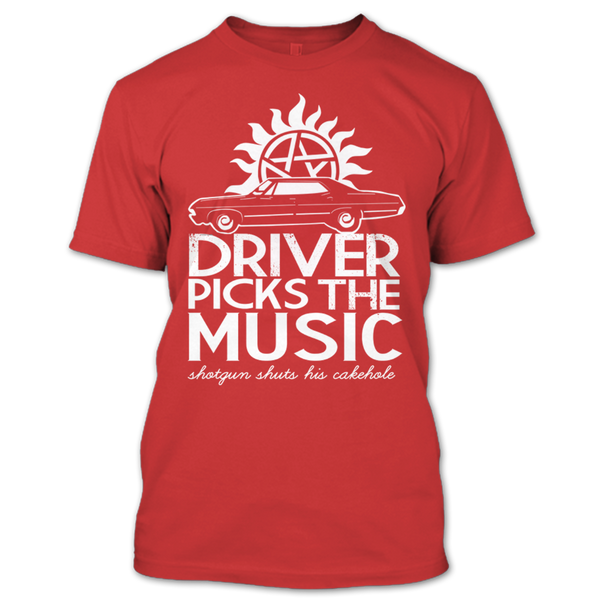 A black t-shirt with the shopify logo