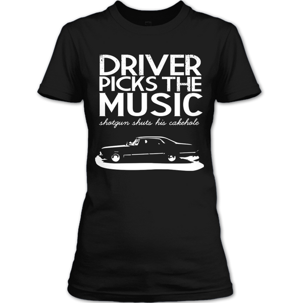 A black t-shirt with the shopify logo