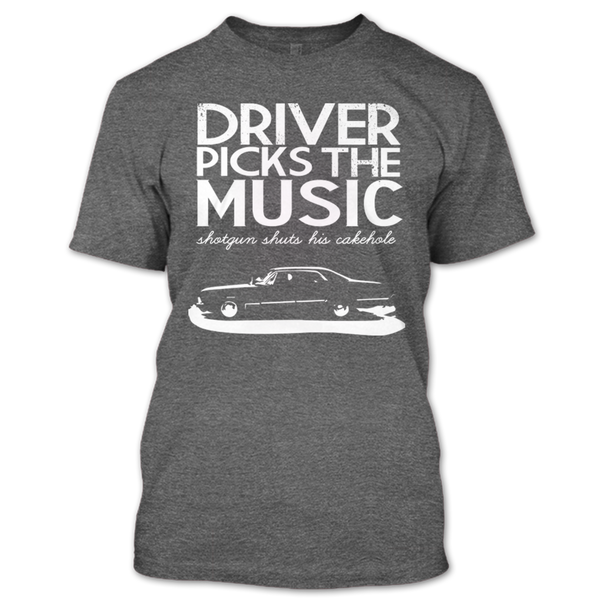 A black t-shirt with the shopify logo