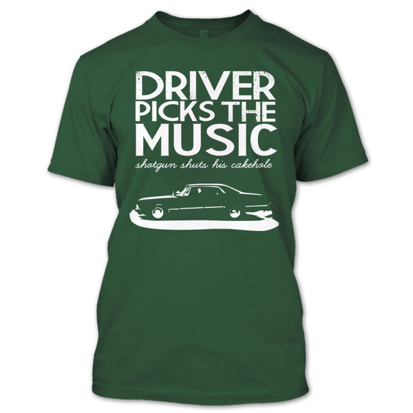 A black t-shirt with the shopify logo