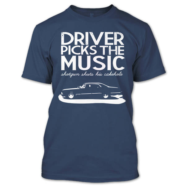 A black t-shirt with the shopify logo