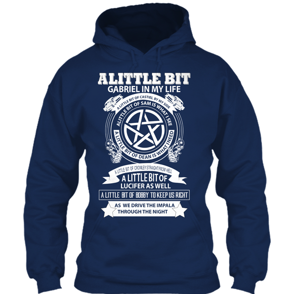 A black t-shirt with the shopify logo