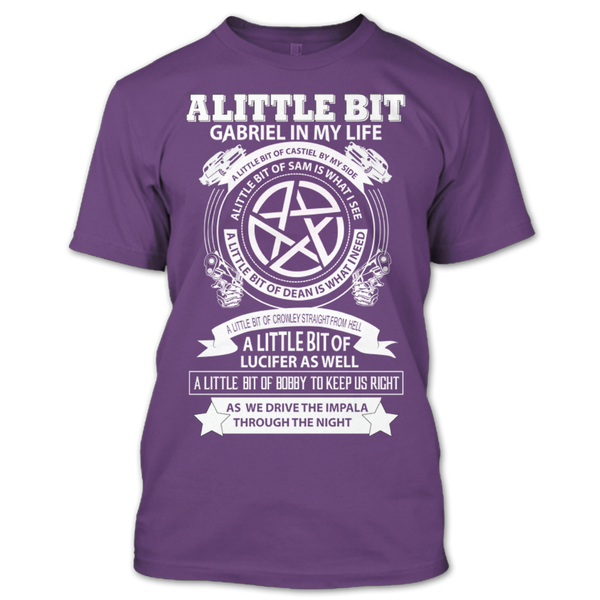 A black t-shirt with the shopify logo