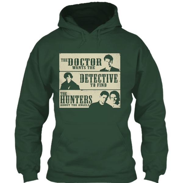 A black t-shirt with the shopify logo