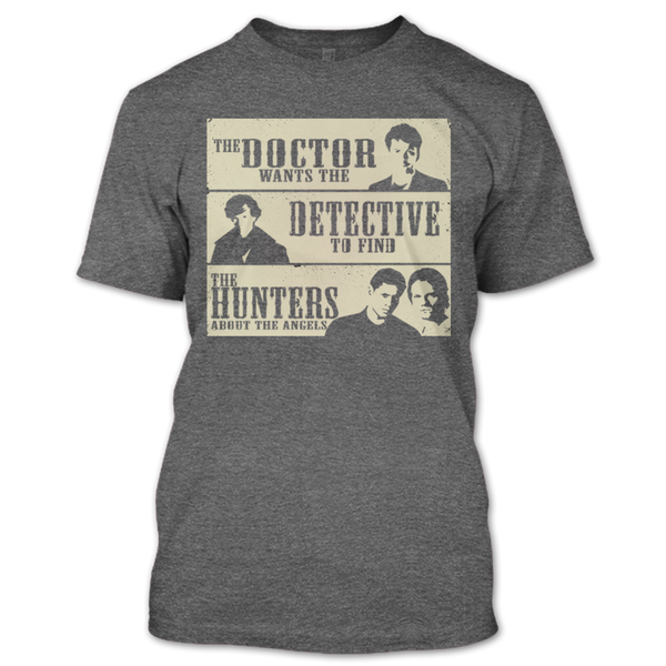 A black t-shirt with the shopify logo