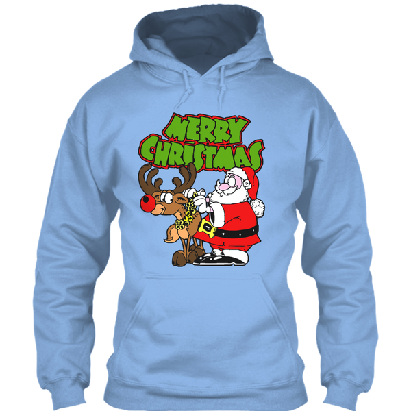 A black t-shirt with the shopify logo