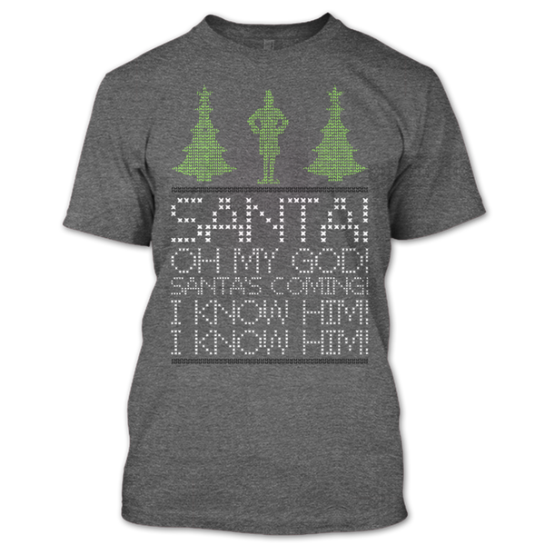 A black t-shirt with the shopify logo