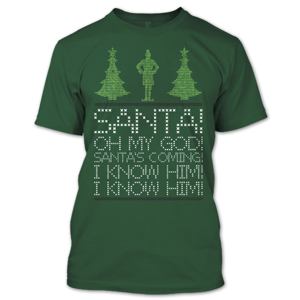 A black t-shirt with the shopify logo