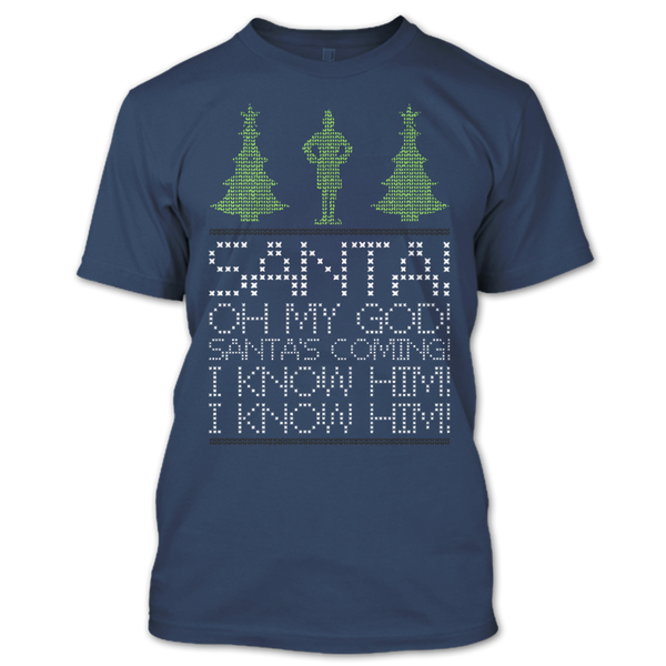 A black t-shirt with the shopify logo